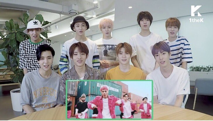 SUHJOHNNY_TH's tweet photo. CAP | '#CherryBomb' Dance cover contest- #NCT127 reaction
 หนุ่มๆตื่นเต้นกันใหญ่เลย เมื่อเห็นคนใส่คอสตูมเดียวกับMV เป็นวงโคพจากไทยด้วยค่ะ☺️ https://t.co/TLuBevbG34