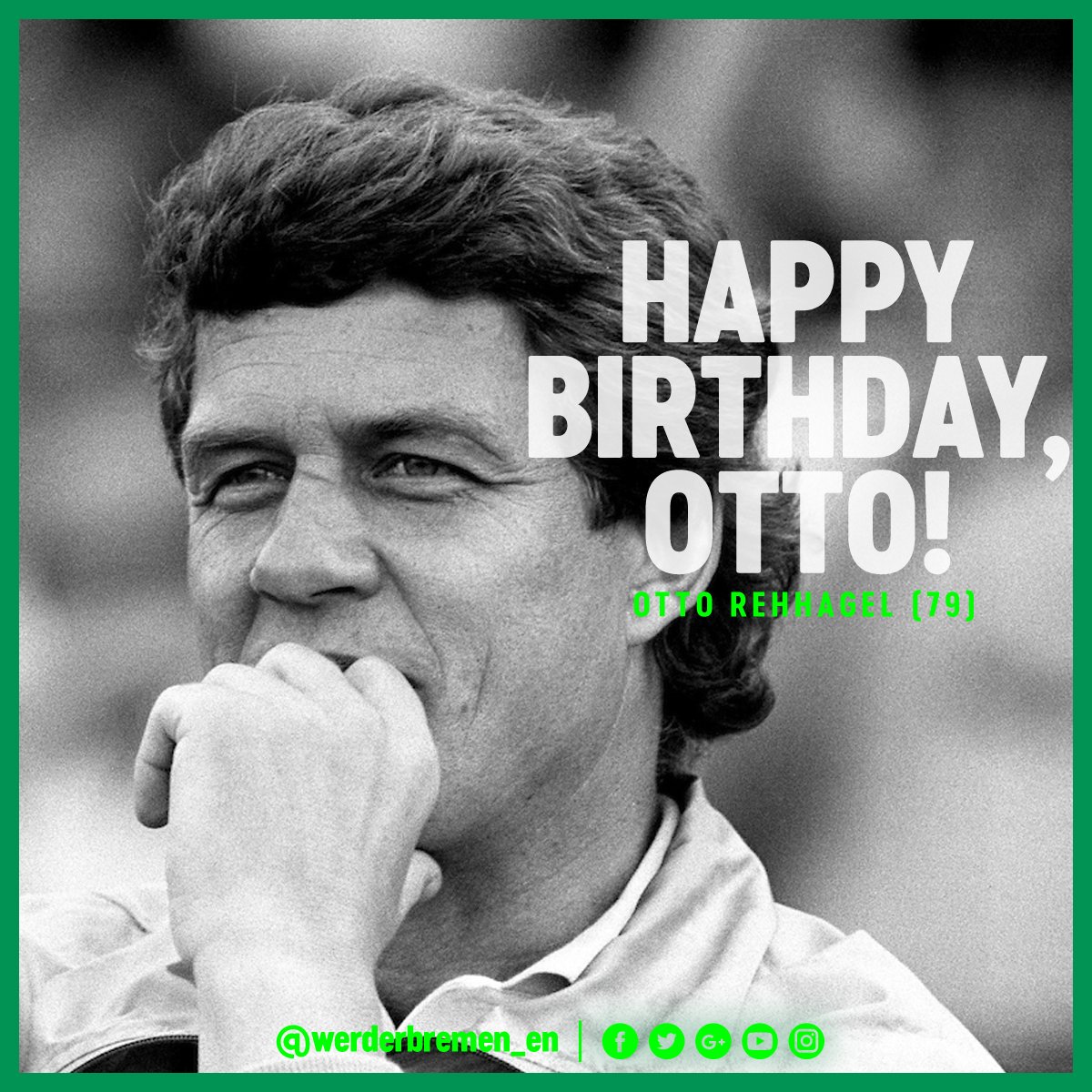 Happy Birthday, Otto Rehhagel! Our former head coach turns 7  9  today! 