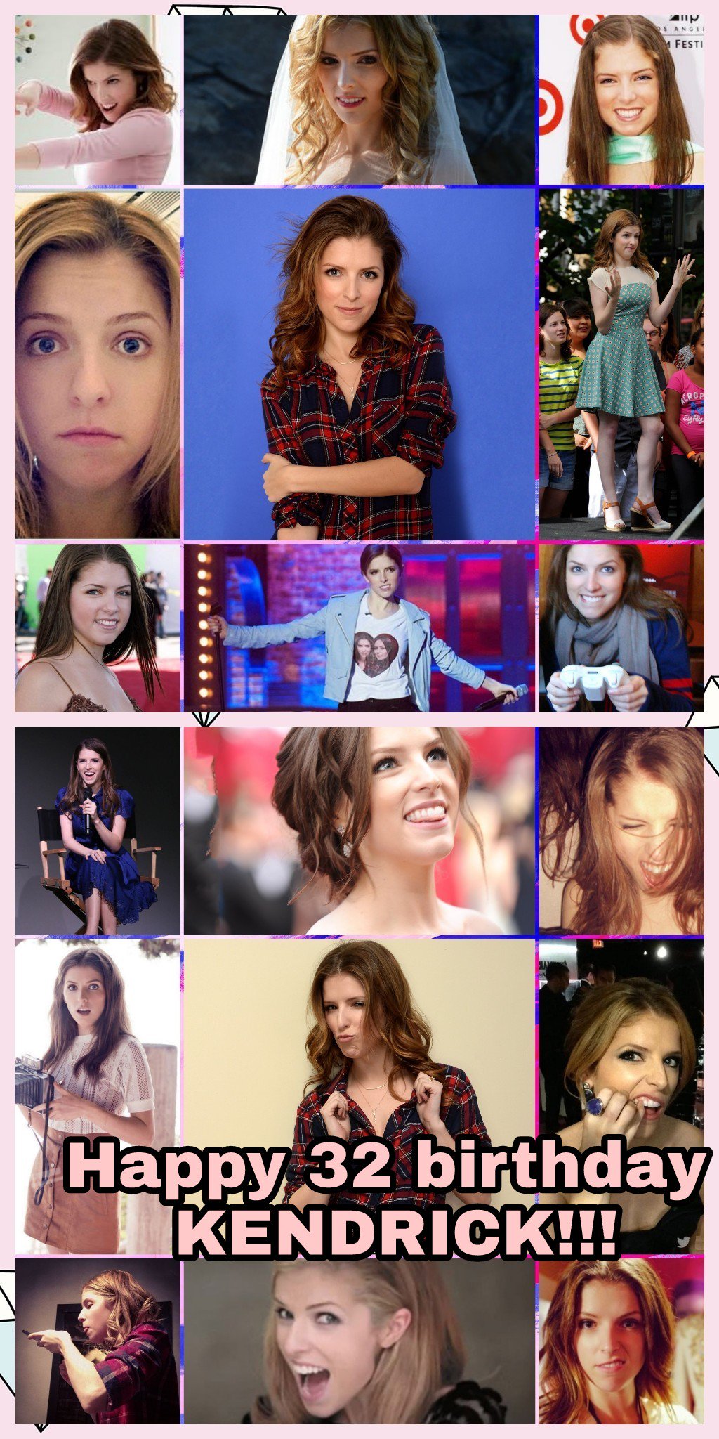  Happy 32 birthday Anna kendrick!! You are awesome.   