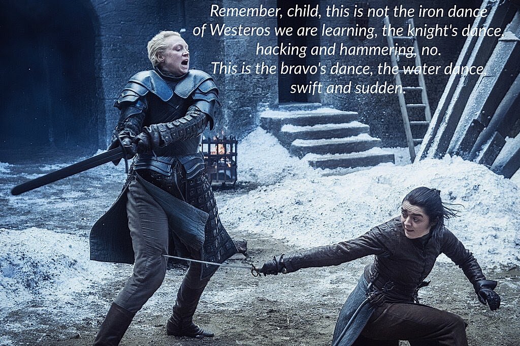Arya_No1's tweet image. Remember, child..
#GameOfThrones #ASOIAF #Syrio
