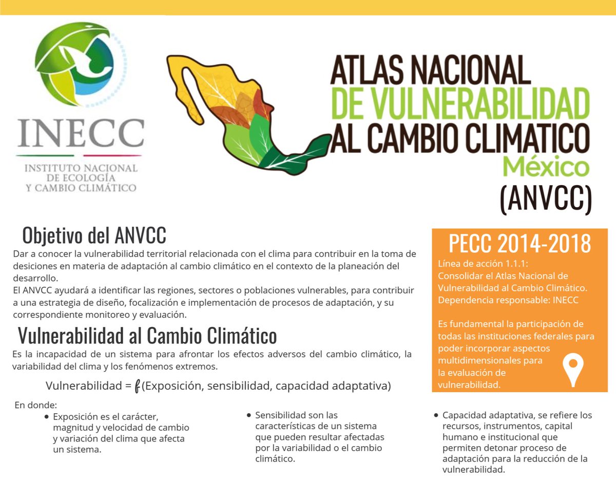 inecc_gob_mx's tweet photo. Conoce el proceso para consolidar el Atlas de Vulnerabilidad a través de esta serie de infografías #ANVCC https://t.co/DDgEvD2aZC https://t.co/vTao0ONtZj
