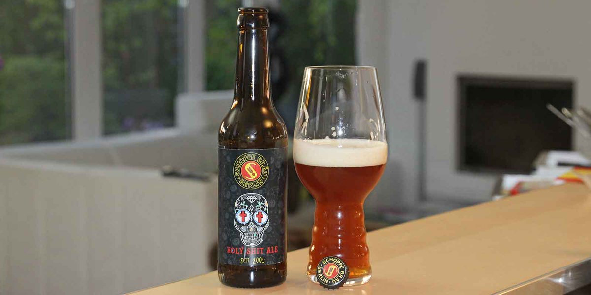 A #DIPA named Holy Shit Ale by <a href="/SCHOPPEBRAEU/">Thorsten Schoppe</a> Berlin is todays #craftbeer on my Channel. Check out the 4K-Video here 
youtu.be/DPOtbmEUh-A