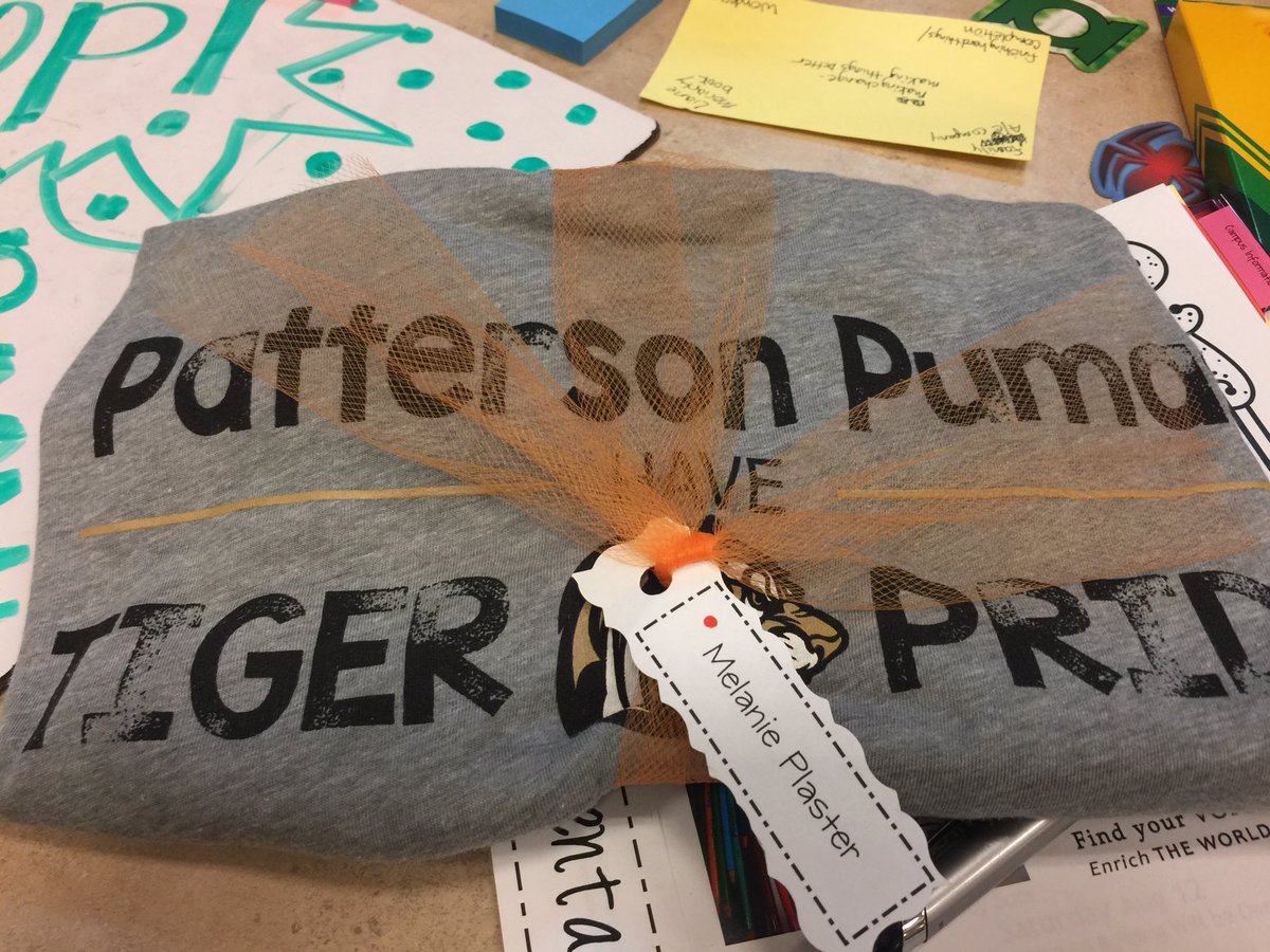 First official day at Patterson and loving it!!! #pattersonpumascisd