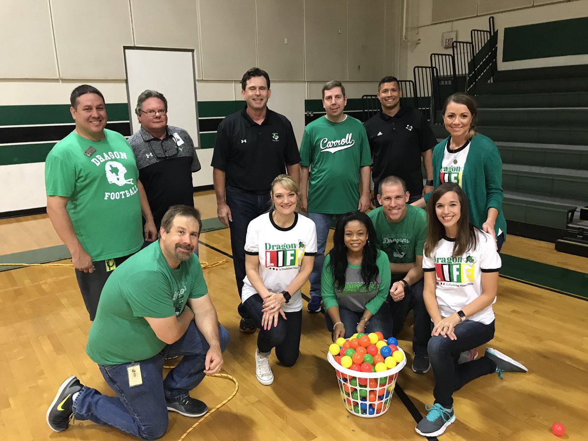 Carrollisd's tweet photo. Hungry Hungry Dragons was a great activity to promote teamwork &amp; fun as we begin Day 2 of our Back To School planning session #GameOnDragons https://t.co/1Hi1H8EeNa