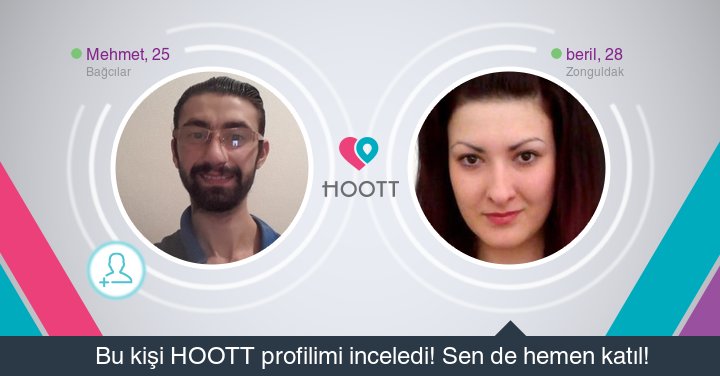 #HOOTTapp Yakınındaki kişilerle sohbet etmek için HOOTT indir. HOOTT ile Eğlen! goo.gl/jPUaB0