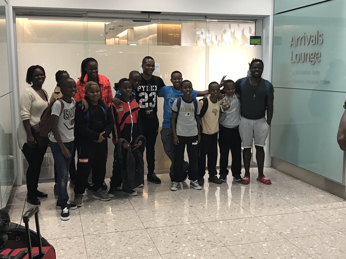 JasonRobertsFdn's tweet photo. Promoting diversity &amp; #heritage as part JRF summer day time programme Kenyan culture exchange programme arrive at Heathrow @HydeHousing https://t.co/2ah8L78G91