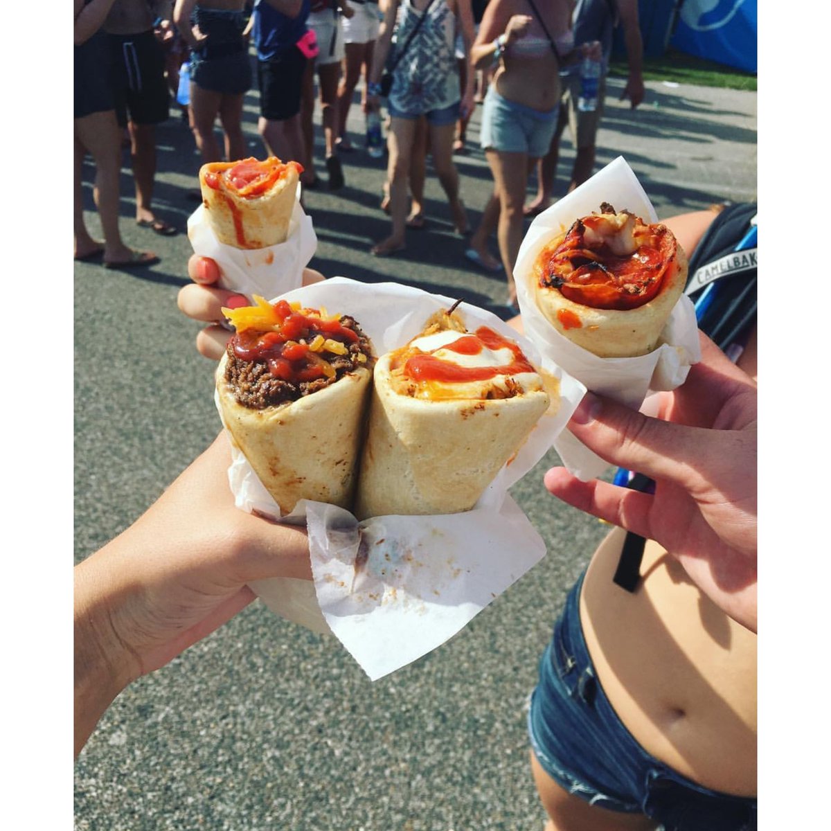 PizzaConesUSA's tweet photo. What a fun summer its been so far! Pizza Cones! #pizzacone #pizzacones #pizza #pizzainacone https://t.co/h3cJcVzmcW