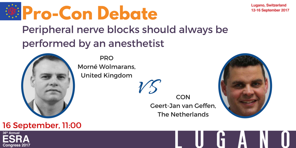 ESRA_Society's tweet photo. What's your opinion? Come listen to the debate at #ESRA2017
https://t.co/9M47uV41ih #anaesthesia https://t.co/wcbCcDqH9S