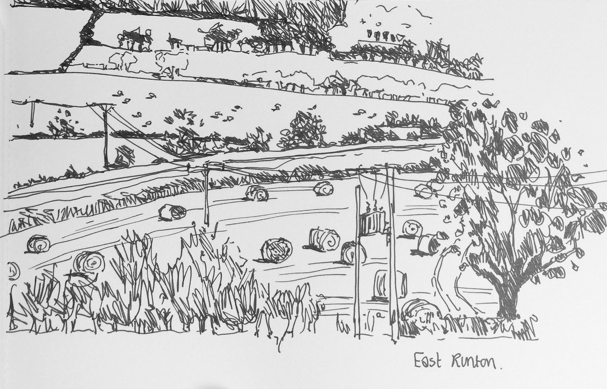 My last sketch while camping near Cromer. Norfolk I will be back! #Norfolk #sketchbook #dailysketch