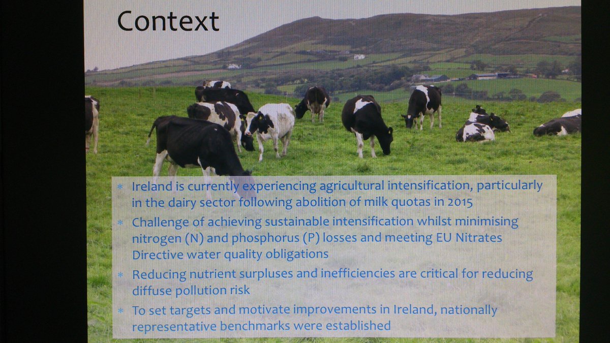 AgriBenchmark's tweet photo. New @AgriBenchmark results benchmarking nutrient management on Irish farms presented at #ICEI! Details at https://t.co/o1vFFj6gXP https://t.co/IH4wxElbYh