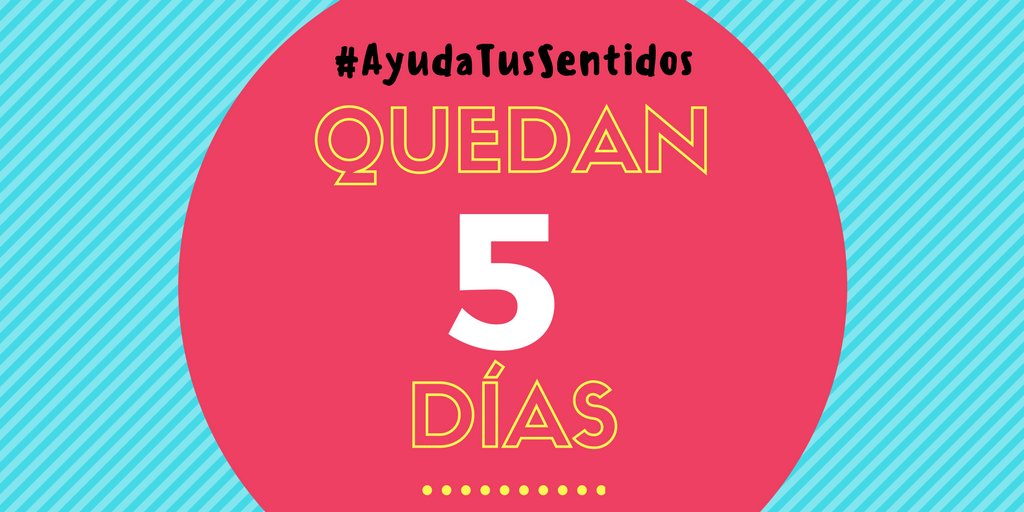 ayudatusentidos's tweet photo. #AyudaTusSentidos Sólo quedan 5 días! Colabora! https://t.co/Ucr7IImppv
@ciencia_uc3m @parqUC3M @precipitamos #crowduc3m https://t.co/2w4QFPhbkK