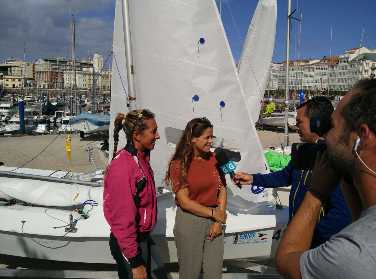 Sofía Toro (@sofiatoropp) on Twitter photo A la 13.15 en la <a href="/TVGalicia/">TVG</a> para comentaros como va el #snipeworlds2017 en <a href="/RCNCORUNA/">R.C.N. La Coruña</a> con <a href="/AngelaPumariega/">Angela Pumariega</a> ⛵ A la 13.15 en la <a href="/TVGalicia/">TVG</a> para comentaros como va el #snipeworlds2017 en <a href="/RCNCORUNA/">R.C.N. La Coruña</a> con <a href="/AngelaPumariega/">Angela Pumariega</a> ⛵