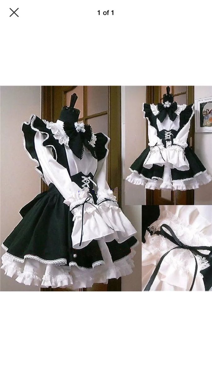 Vixie21's tweet photo. So I'm decided between these 3 maid outfits for #avcon #maidcafe next year. Decisions🤔 #cosplay https://t.co/tN4E6tpvSr