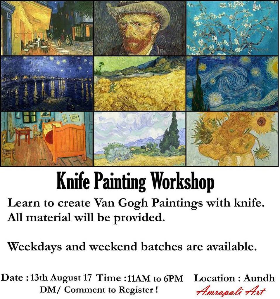 amrapali_art's tweet photo. Knife Painting Workshop at Amrapali Art Studio

DM/Comment to Register!

See you there!
.
.
.
.
⁠⁠⁠#pune #puneinst… https://t.co/8I6MbQoUCU https://t.co/XzGBTD4YJ8