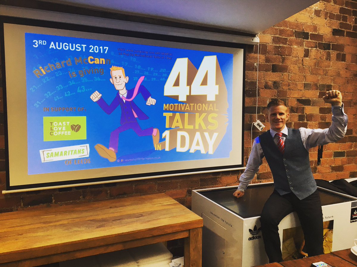 parallax's tweet photo. Fantastic motivational speech from @iCanInspire - honoured to host the final of his #44talks right here in our office! https://t.co/LSiOE0G6uk