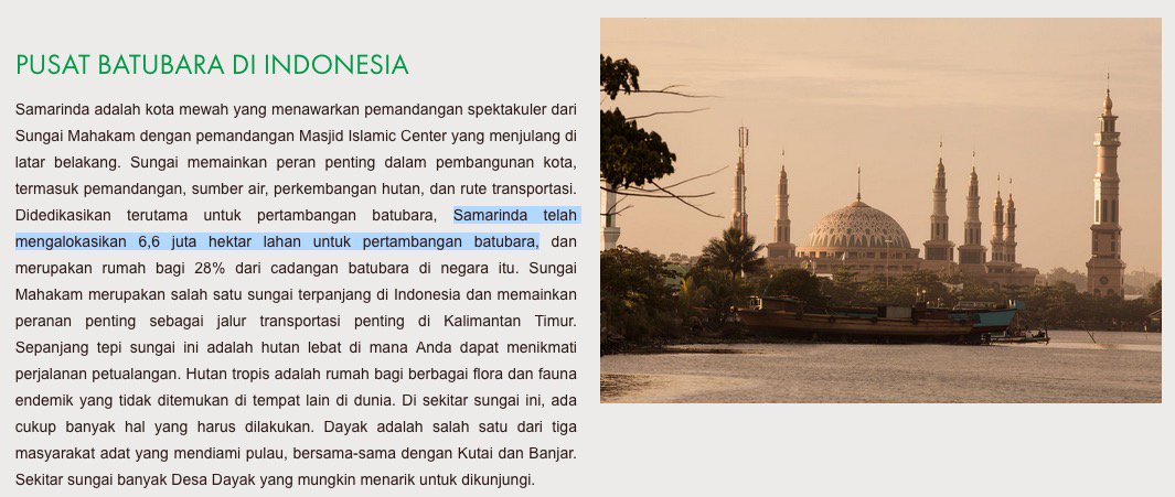 timpakul's tweet photo. sementara luas #Samarinda itu 71,8 ribu hektare semata ... #huray https://t.co/ryS7qM4ypF