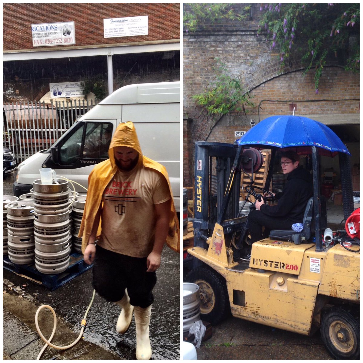 brick_brewery's tweet image. Welcome to the team Sam and Jake!Still working,kind of smiling during this great British summertime! #whatsummer #ingeniusideas