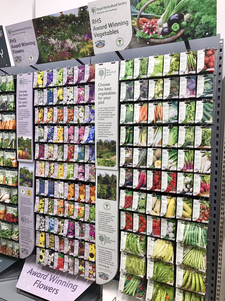 We're so excited to be able to reveal our <a href="/The_RHS/">The RHS</a> range of seeds; all Award of Garden Merit. Available in stores from the start of 2018.