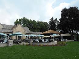 Paver patio installed last year at Bishops Bay. Members are enjoying it all summer long! #lakeliving #bishopsbay