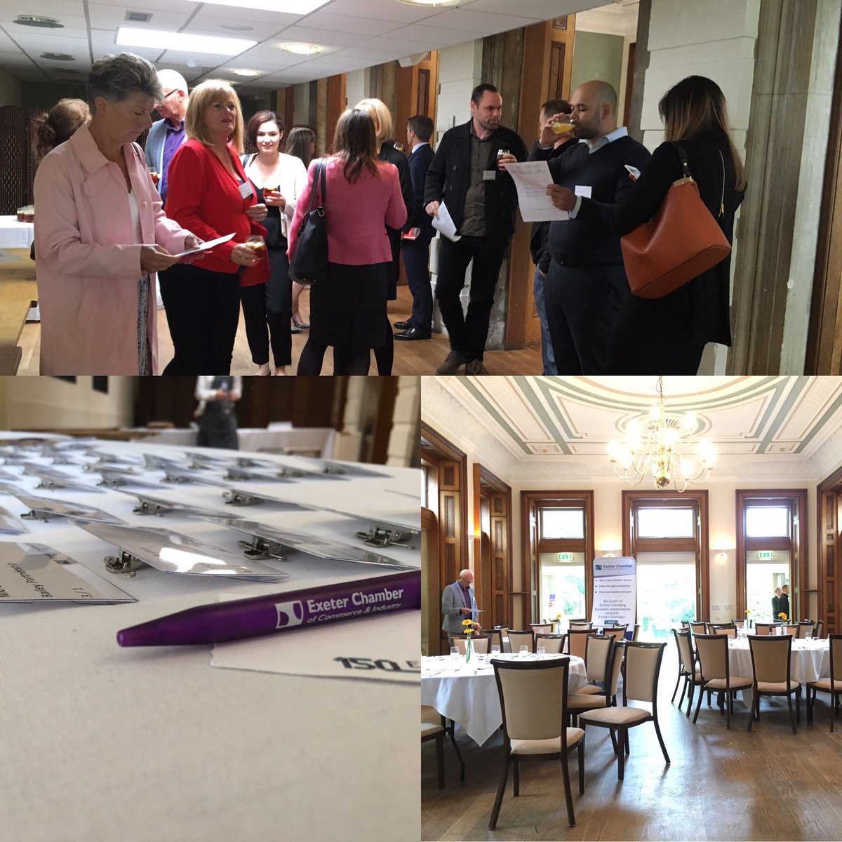 exeterchamber's tweet image. August&apos;s networking lunch is in full swing @ReedHallUK #summernetworking #exeter #business