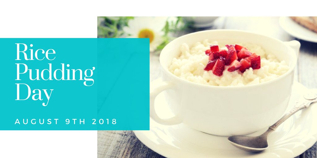 parallel_space's tweet image. Happy #RicePuddingDay Aug. 9th