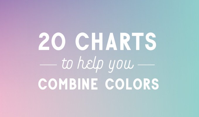20 Charts That Make Combining #Colors So Much Easier ow.ly/U0M530e6WPp