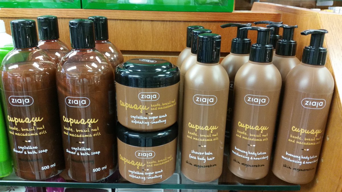 Brand new <a href="/ziajaskincare/">Ziaja Ireland</a> stock, Cupuacu crystalline shower and bath soap, made from kante, brazil nut and macadamia oils