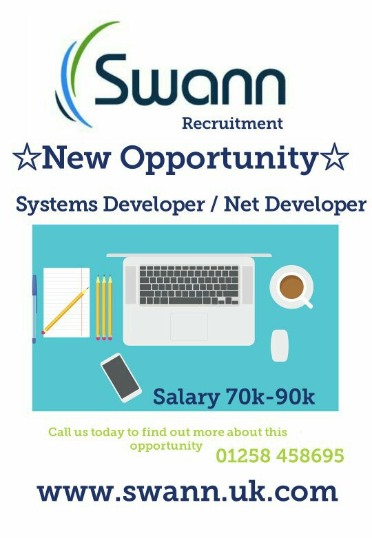 SwannUK's tweet image. ☆ #SystemsDeveloper #NetDeveloper #Christchurch #headhunting #Swann ☆