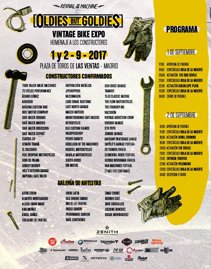 Revival_Machine's tweet photo. #OldiesButGoldies2017 ya está aquí Compra tu entrada en https://t.co/uJQrNJ8gtE Aforo Limitado #RevivalOfTheMachine #RevivalOldiesButGoldies https://t.co/Ao2s1A7FXh