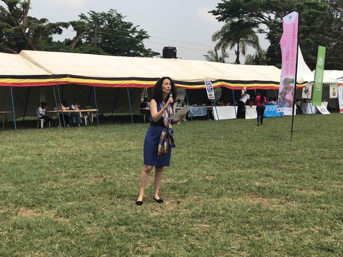 VivianSerwanjja's tweet photo. UNICEF Deputy Rep: @UNICEFUganda is committed to support @MinofHealthUG towards attainment of breastfeeding targets #BestStartInLife https://t.co/wLXjrP7GCQ