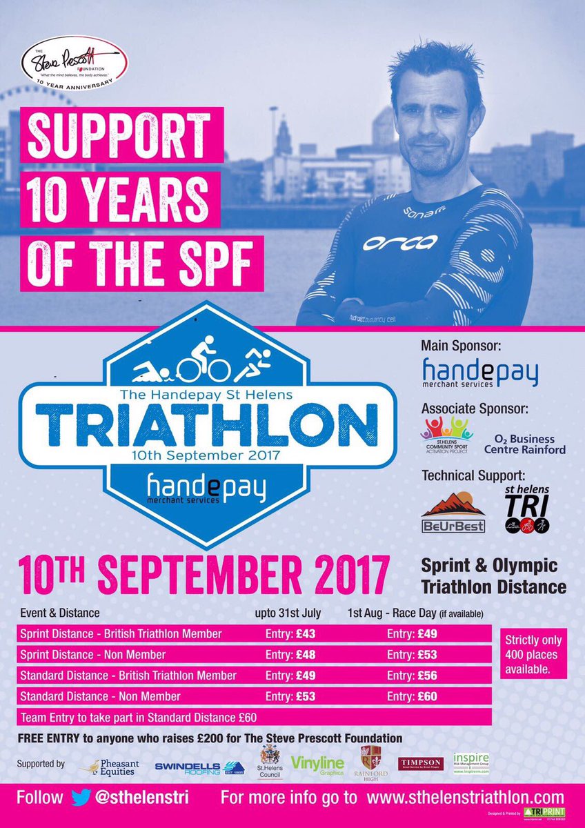 Sign up here to be part of something special! No cycle course quite like <a href="/Handepay/">Handepay</a> St Helens Triathlon webscorer.com/register?racei… #challenge