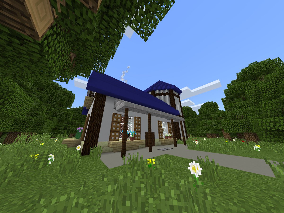 ダリア No Twitter 息抜きにアリス邸作ってみた 作った後 マイクラ アリス家 で検索したら 似たようなものがバンバン出てきてもはや パクリを疑われるレベル ちゃんと原作の絵見て作ったさ 実はこの家には巨大な地下室もあるんだなぁ W ﾌﾌﾌ T