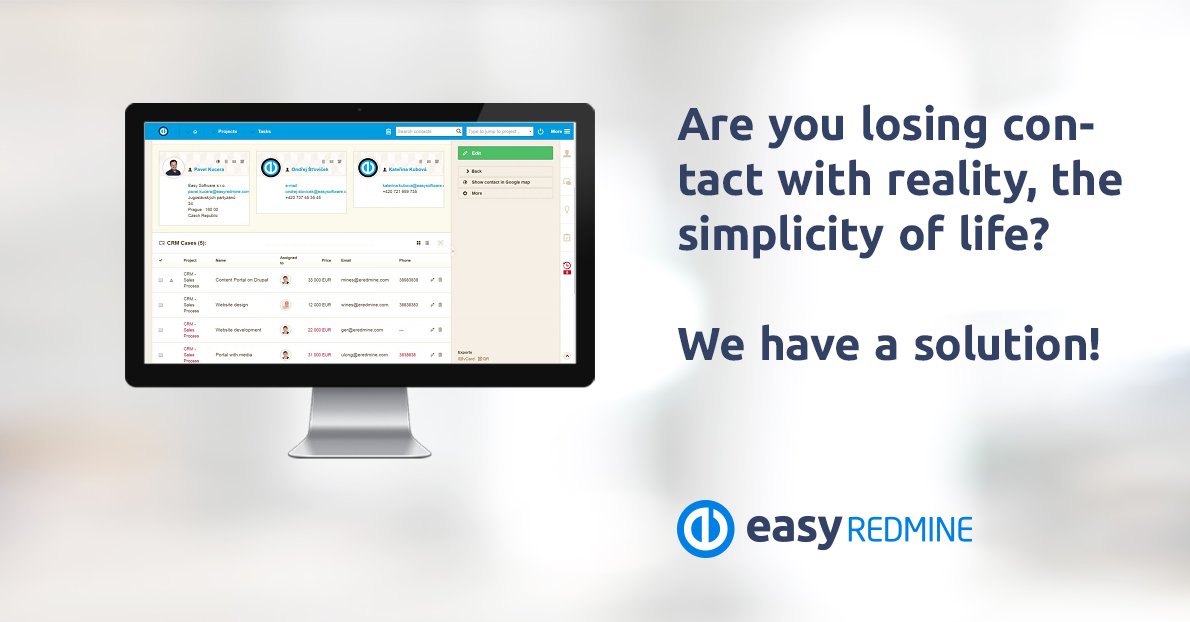 EasyRedmine's tweet image. Stay in contact with #EasyRedmine easyredmine.com/software/sales…