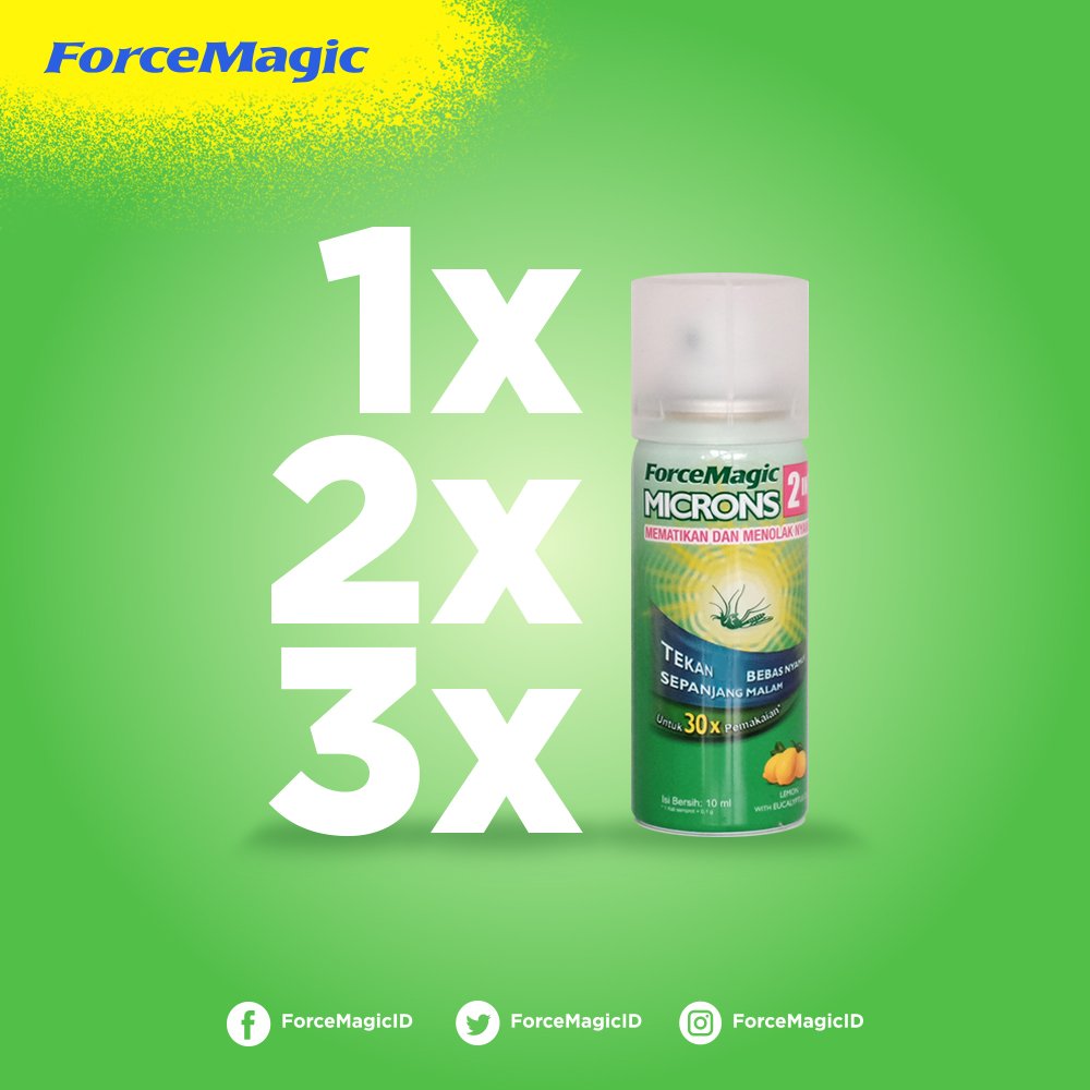 #MomsChallenge hari ini di twitter sangat mudah lho, dengan menjawab brp kali tekan ForceMagic Microns  pada saat digunakan! Yuk lgsg jawab