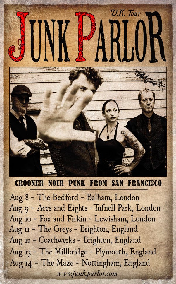 HollingdeanNews's tweet photo. Junk Parlor playing at #coachwerks #Hollingdean Sat 12 Aug https://t.co/m9v7foqofg https://t.co/z32MClLJ4F