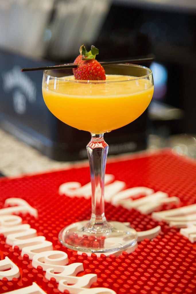 Blossoming lotus for the mocktail lovers - made with raspberry syrup, passion fruit syrup, rose water, lemon juice and passion juice.