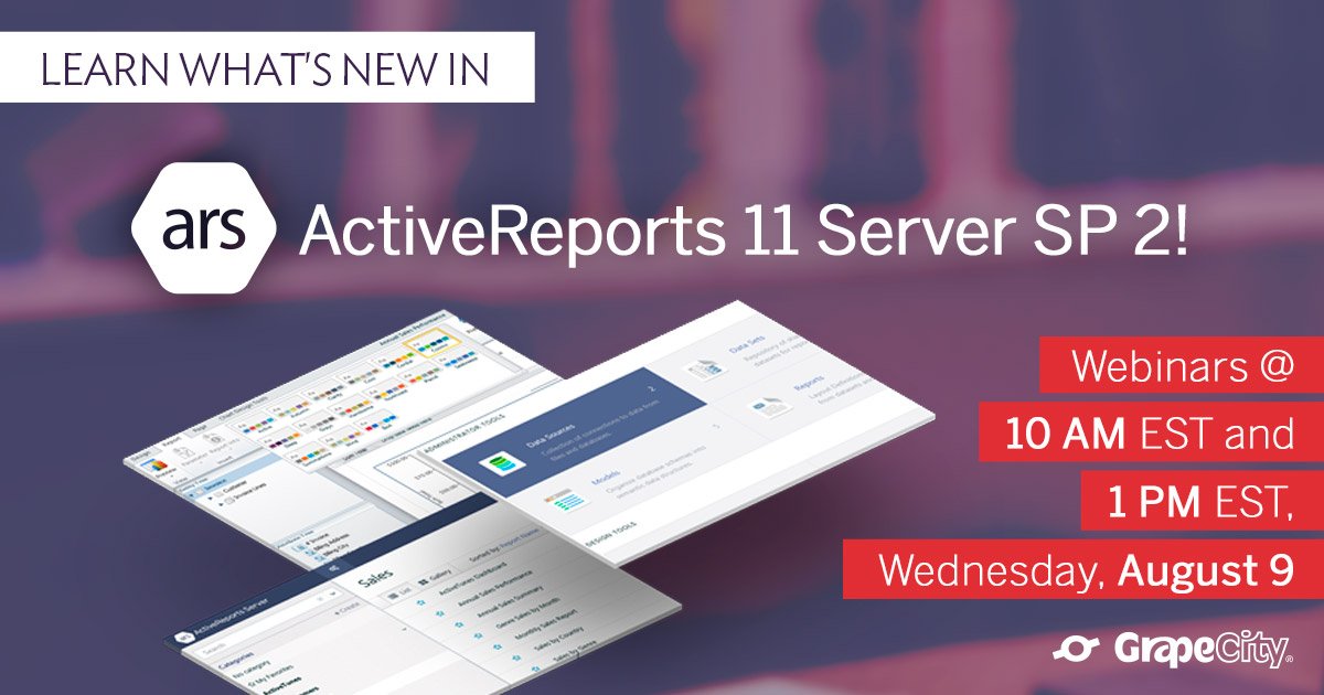 ActiveReports tweet media