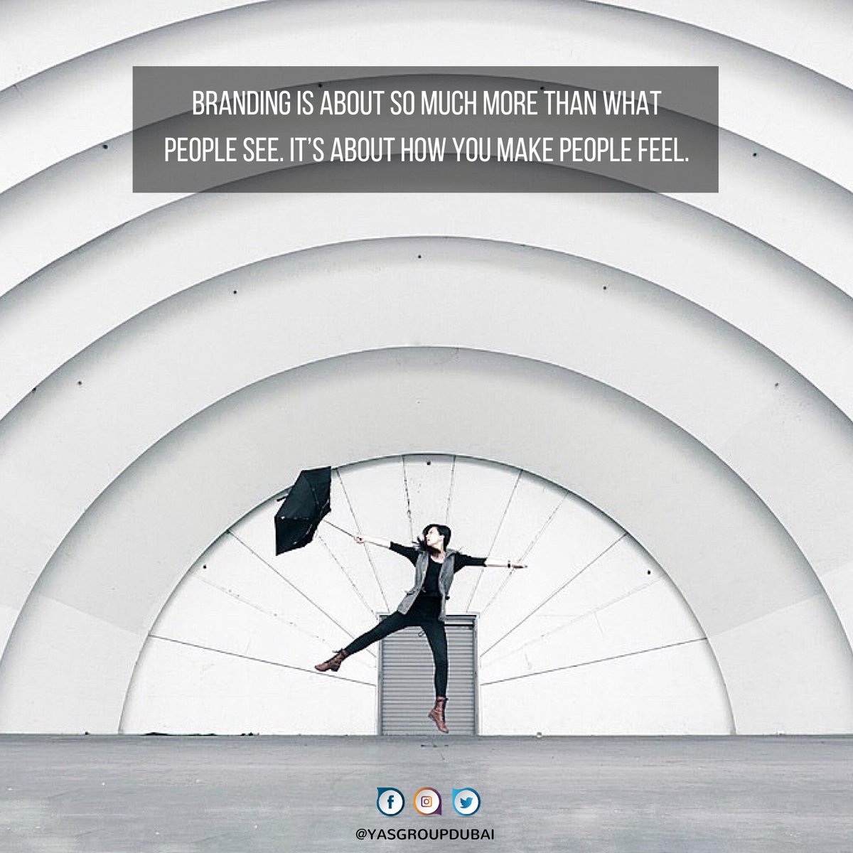 yasgroupdubai's tweet photo. Branding is about so much more than what people see. It's about how you make people feel.
#YASMedia #InYASWeSayYes #YASGroupDubai https://t.co/saGqLVhuMY