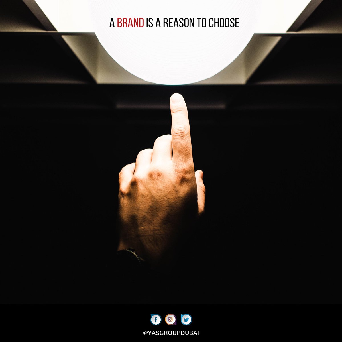 yasgroupdubai's tweet photo. A brand is a reason to choose.
#YASMedia #InYASWeSayYes #YASGroupDubai https://t.co/Titioo1l1u