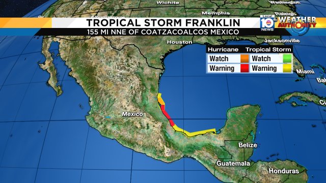Here are the new watches and warnings! Mexico is bracing for a Hurricane that could hit by tonight into tomorrow AM https://t.co/BoTYureUhn