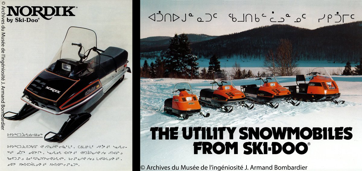 Saviez-vous que Bombardier Inc. a déjà fait des brochures de vente en inuktitut? urlz.fr/5Fjd #indigenousday #autochtones