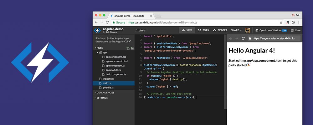 msdev_de's tweet image. #StackBlitz — Online #VSCode IDE for #Angular &amp;amp; #React ” buff.ly/2uEd80W via @ericsimons