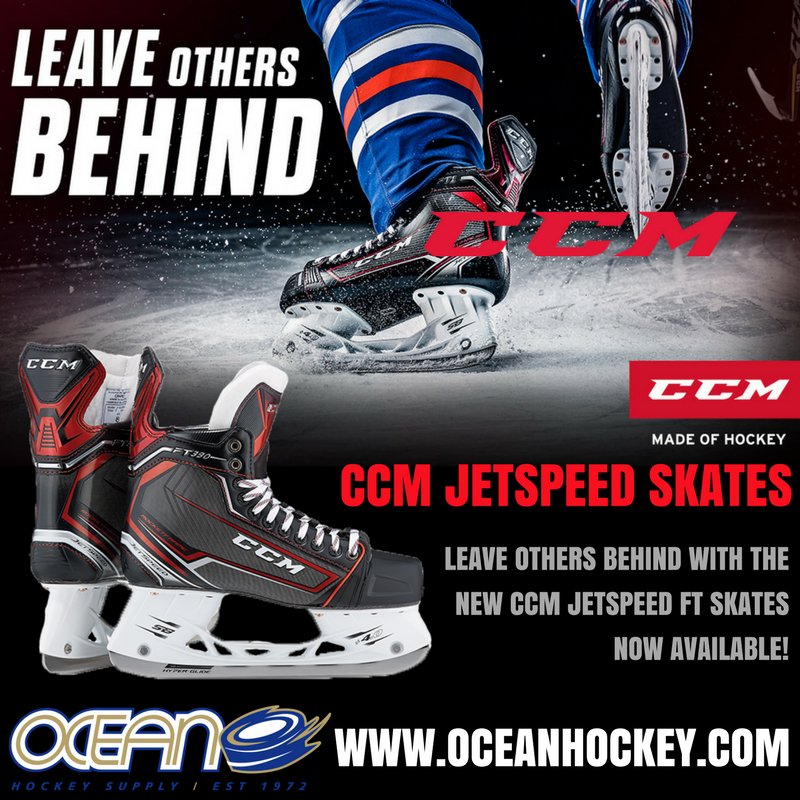OceanHockey's tweet photo. #NEW #CCM #JetSpeedFT #Skates Are Now Available At #OHS! https://t.co/K8v26dPiEY #LeaveOthersBehind #MadeOfHockey #hockeysale #PlayToWin https://t.co/pg46wH9R5l