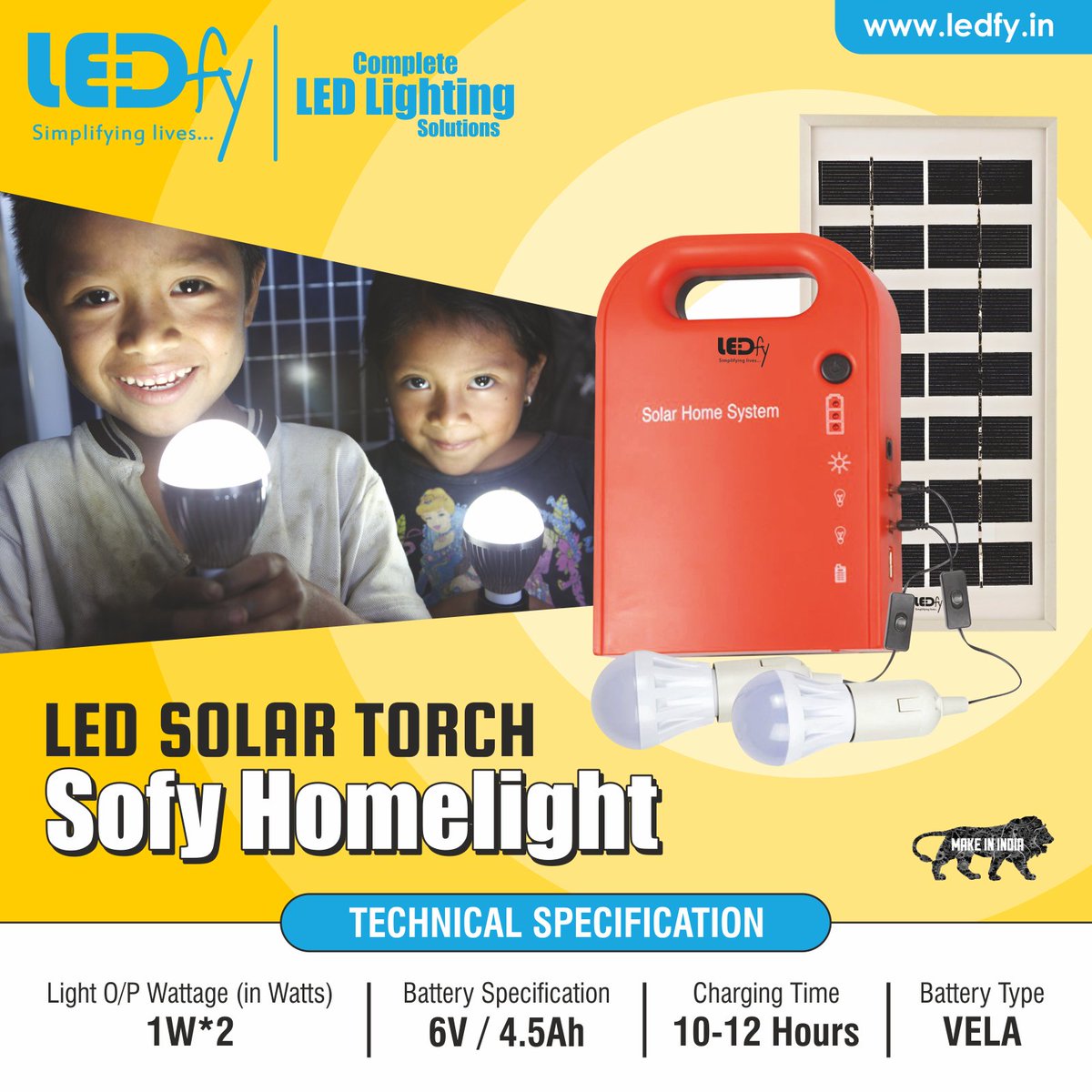 LedfyIndia's tweet photo. Create beautiful ambiance with Sofy LED Solar Home light even in the area of no electricity. #LEDfy #Solar #LEDlights https://t.co/gQFvZWnfMY