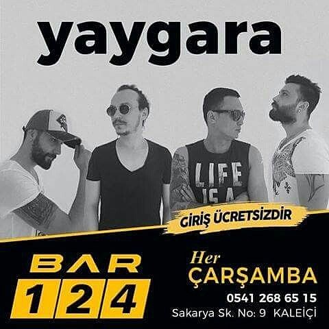 Bugece BAR124 de
YAYGARA Band.
%100 canli performans
rez:0506 999 34 33
#kusadasi... swarmapp.com/c/09A1Lhn1qKQ
