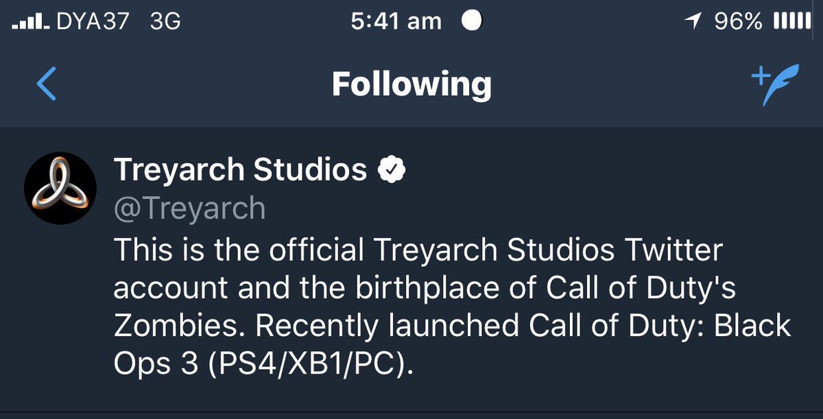DYA_37's tweet image. Don't take me seriously Kevin, but bro your last following is @Treyarch and they still don't follow you back? Interesting? (Don't kill me)