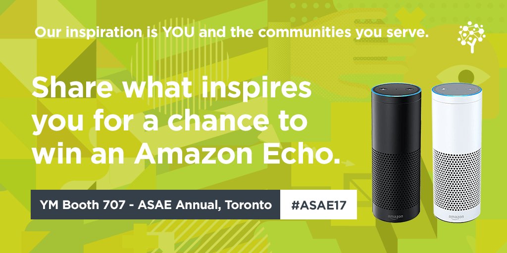 yourmembership's tweet photo. #WednesdayWisdom Our #inspiration is YOU + the communities you serve. Visit @yourmembership #ASAE17 #Booth707 https://t.co/wnGwuRqMra https://t.co/nC2jvko981