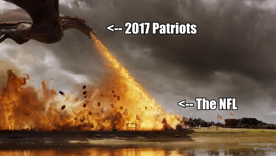 FitzyGFY's tweet photo. Don't be surprised if "Dracarys" is a new audible Brady uses this season https://t.co/vROyoriNQ2