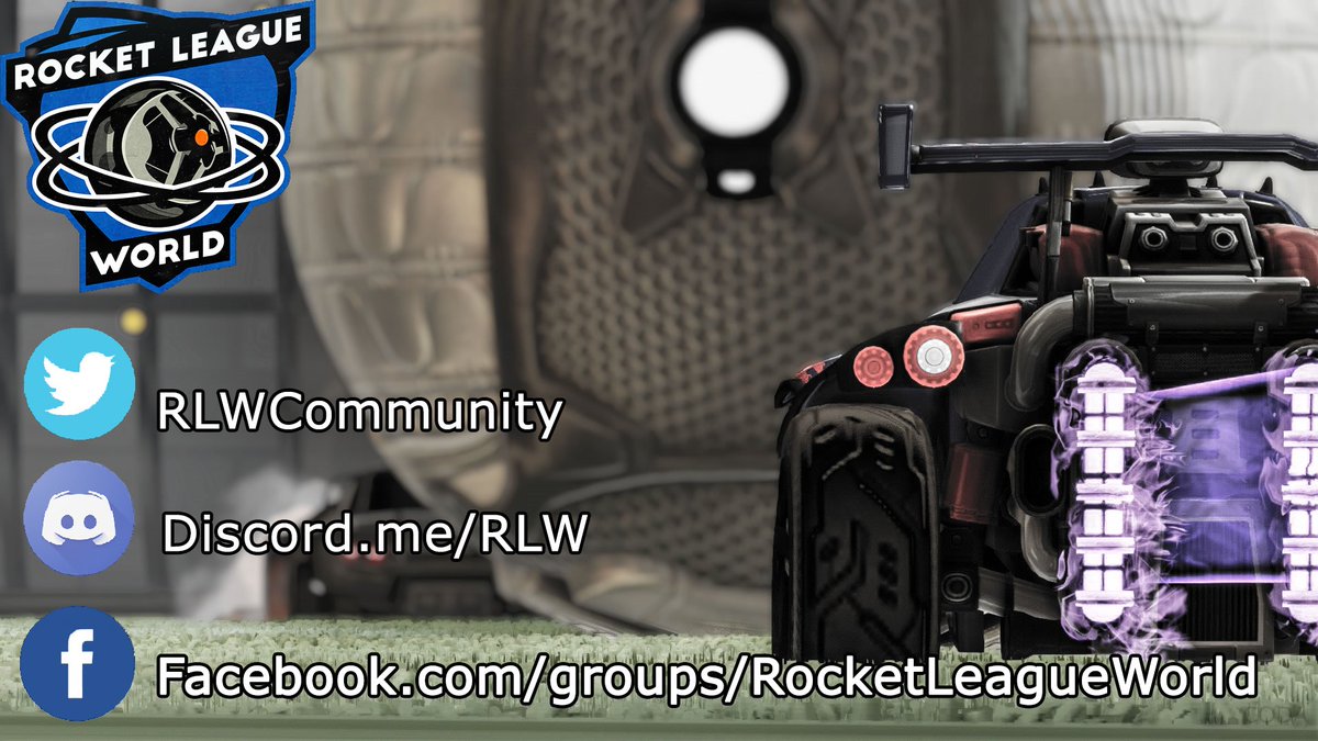 RLWCommunity's tweet image. Make sure you follow us on all social media! #RocketLeague