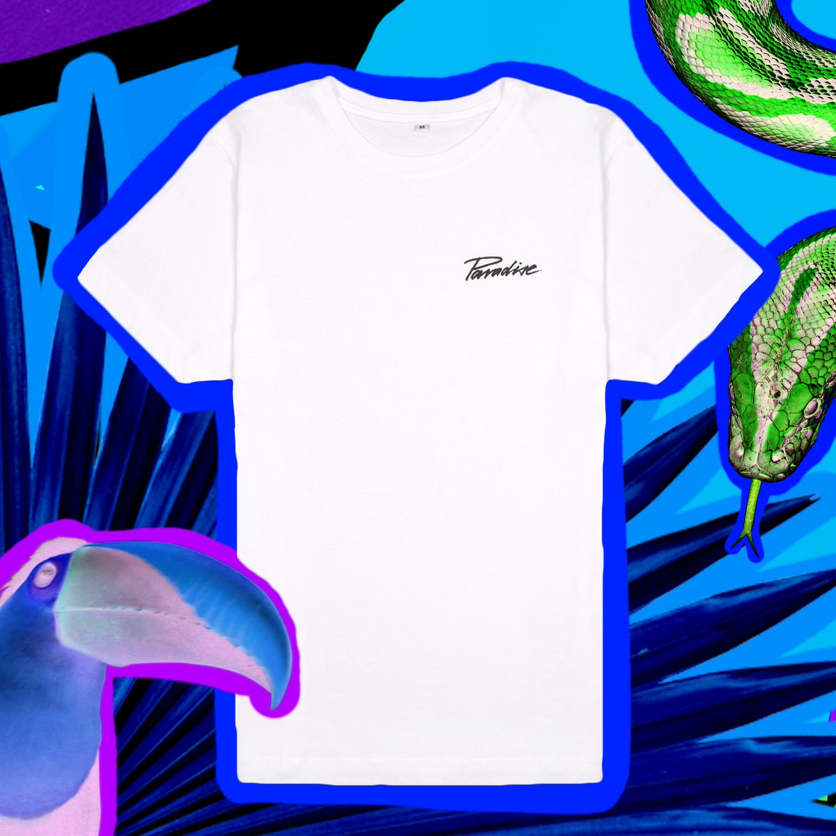 Electric Jungle dreams. 💥 Get your new <a href="/ParadisePrds/">Paradise</a> tees now at >> bit.ly/ElectricJungle… <<